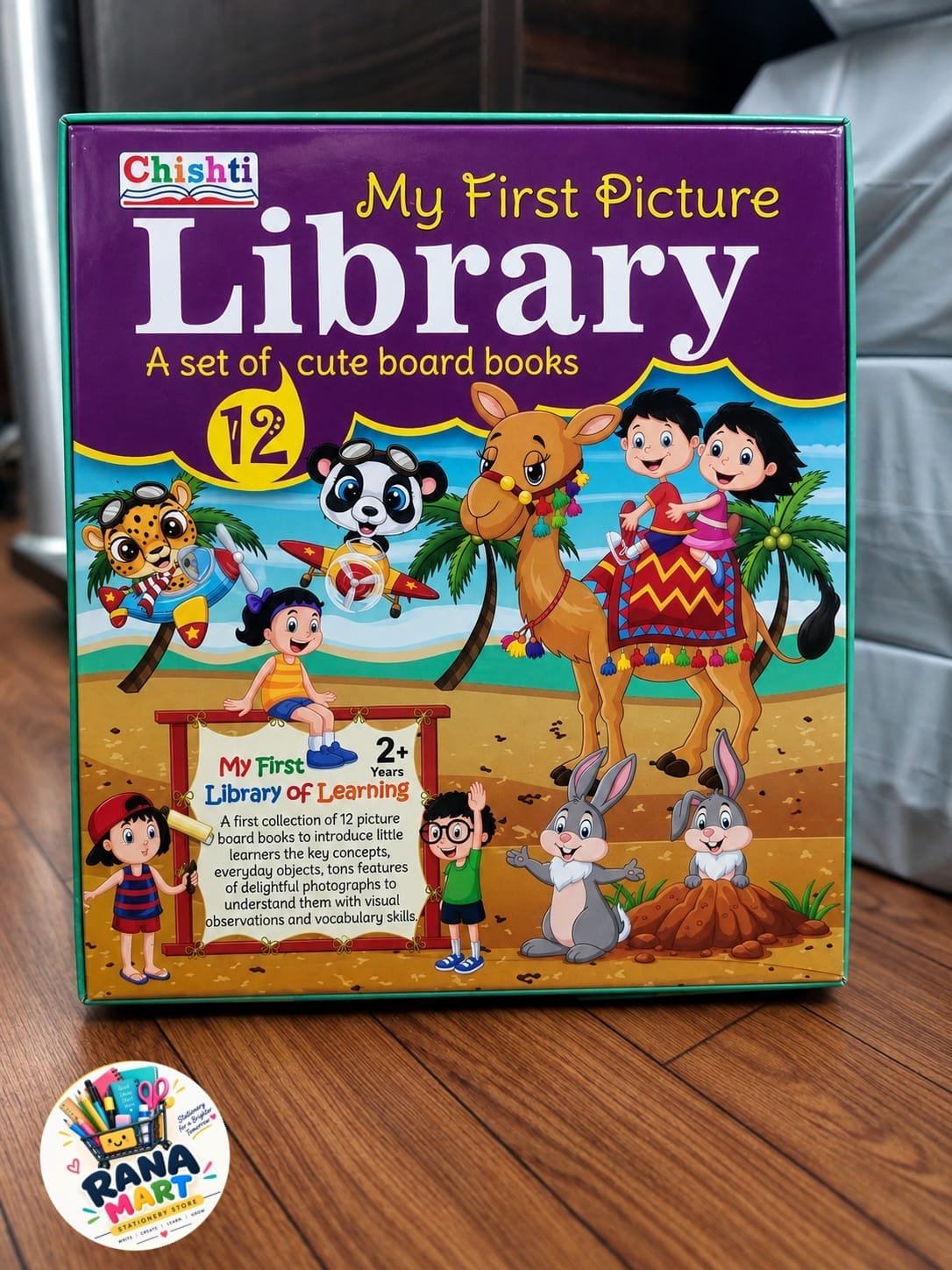 My First Picture Library – 12 Board Books Set for Kids | Early Learning & Vocabulary Books